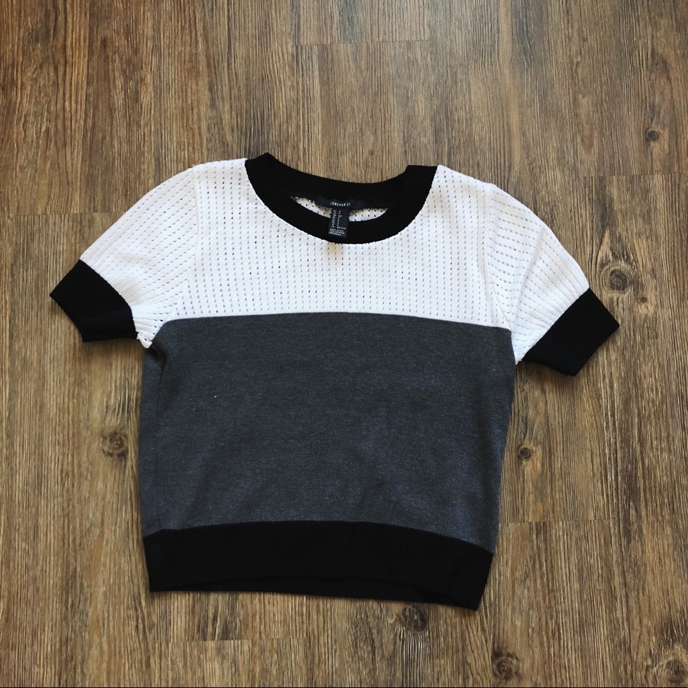 cropped sweater shirt